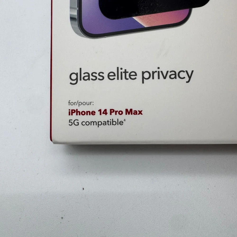 Zagg InvisibleShield Glass Elite Privacy iPhone 14 Pro Max Screen Protector NEW‎